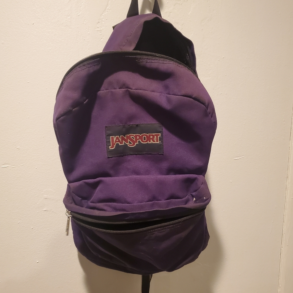 Purple jansport backpack